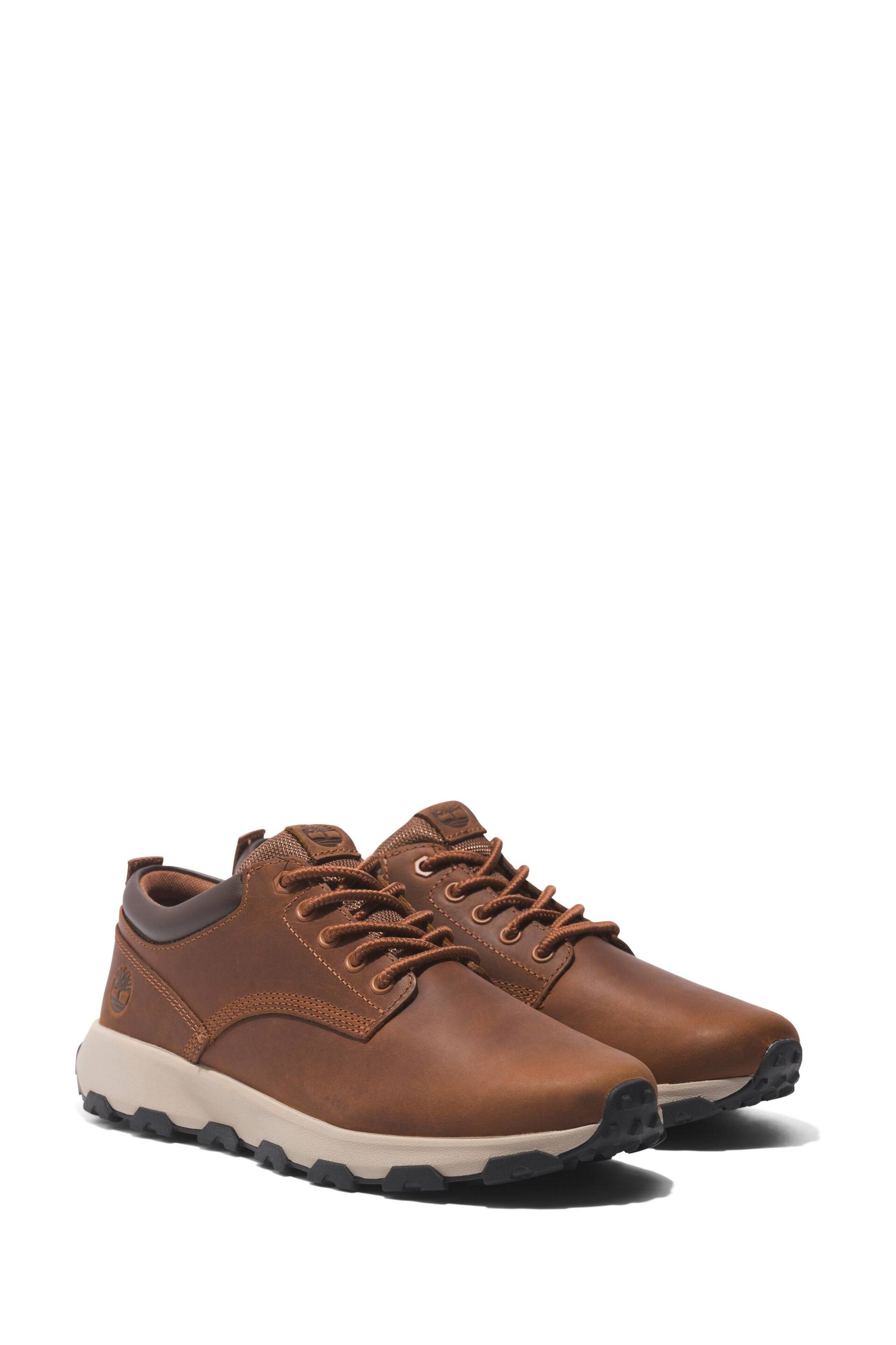 Timberland Winsor Park Ox Brown Trainers - Image 2 of 5
