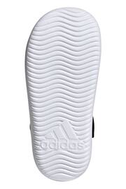 adidas Black Adilette Junior Sandals - Image 6 of 8