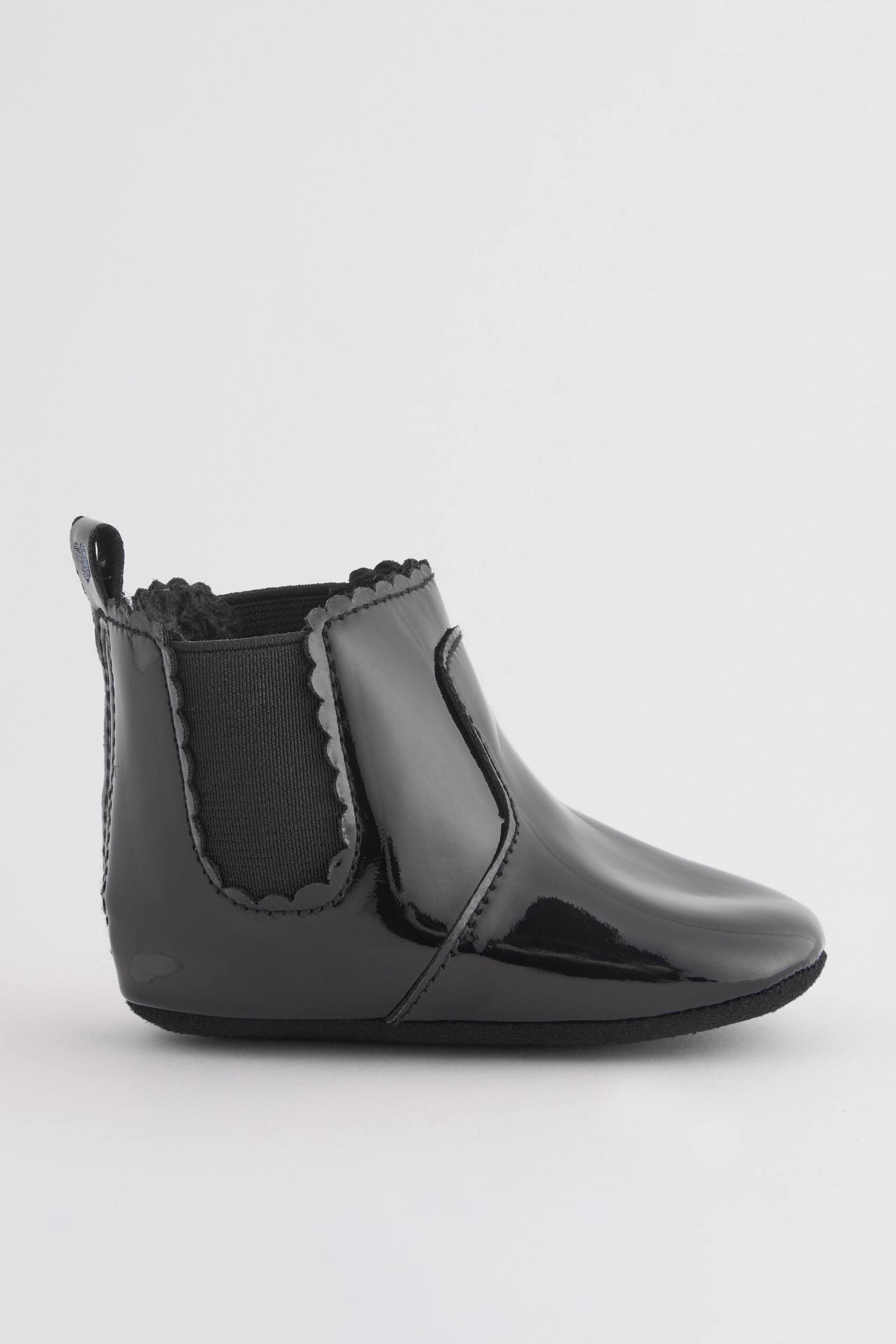 Black Patent Chelsea Baby Boots (0-24mths) - Image 2 of 7