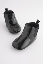 Black Patent Chelsea Baby Boots (0-24mths) - Image 3 of 7