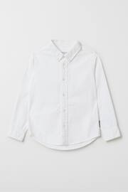 Polarn O Pyret White Organic Cotton Oxford Shirt - Image 1 of 4