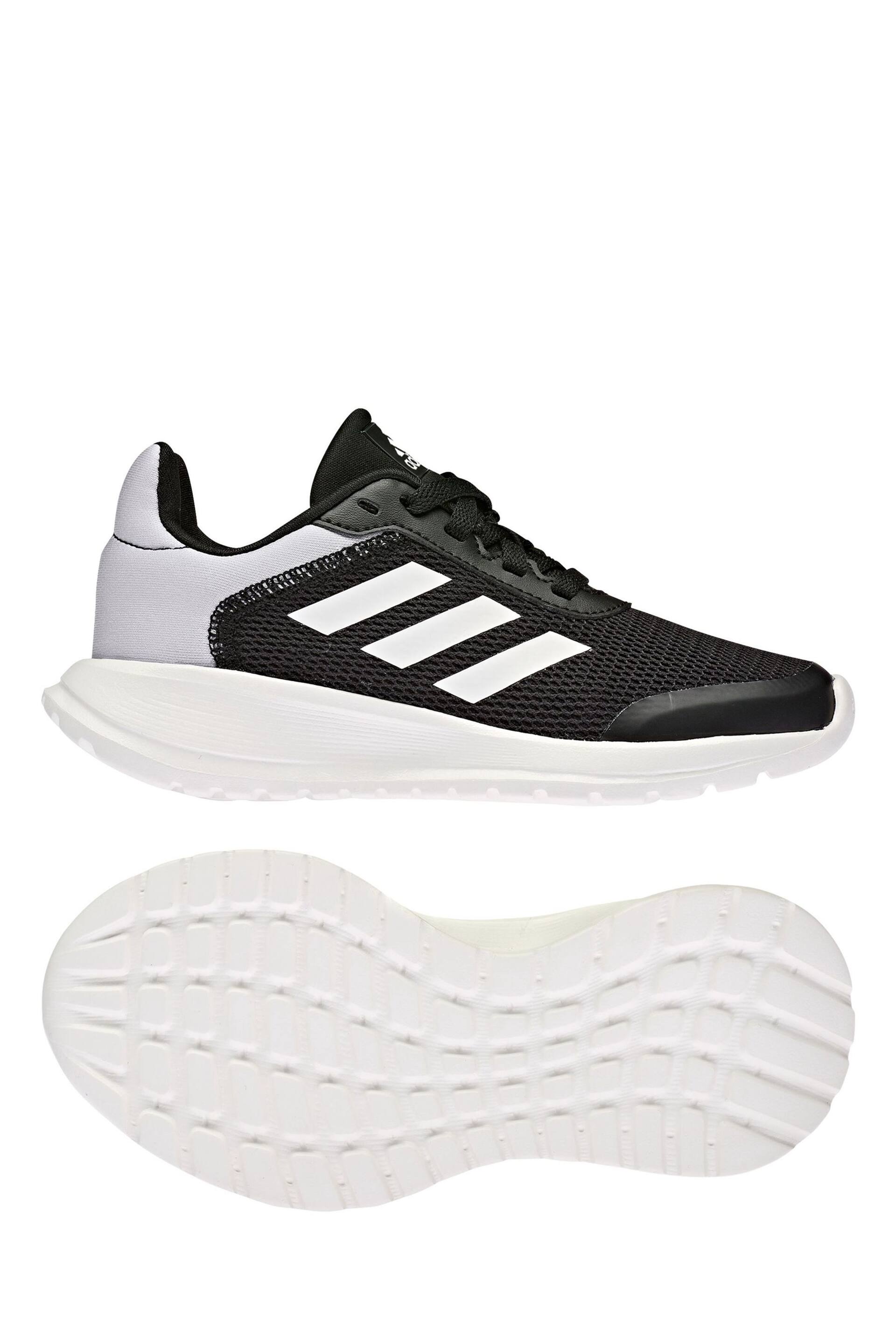 adidas Black/white Sportswear Tensaur Run Kids Trainers - Image 2 of 10