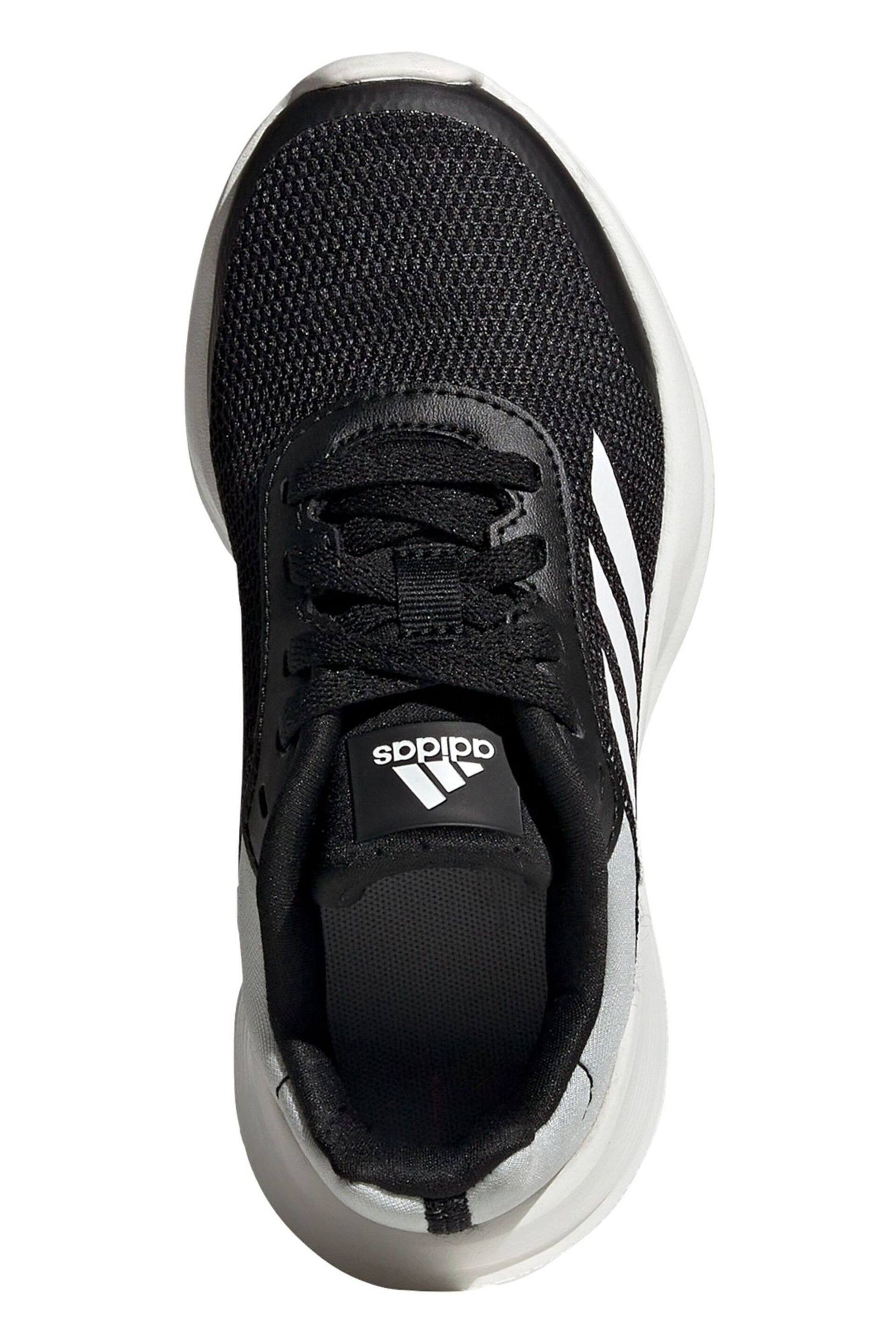 adidas Black/white Sportswear Tensaur Run Kids Trainers - Image 8 of 10