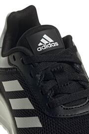 adidas Black/white Sportswear Tensaur Run Kids Trainers - Image 9 of 10