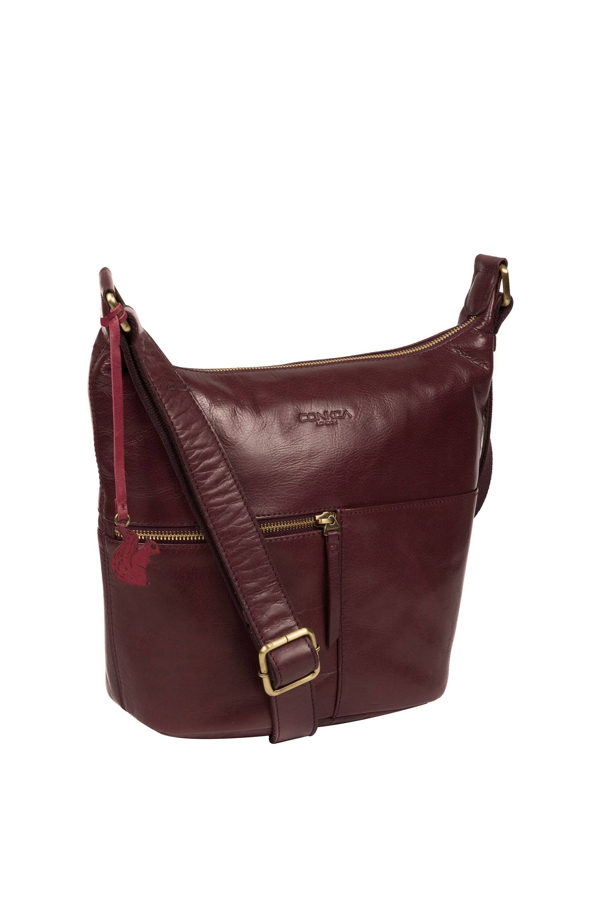 Conkca Kristin Leather Shoulder Bag - Image 3 of 5