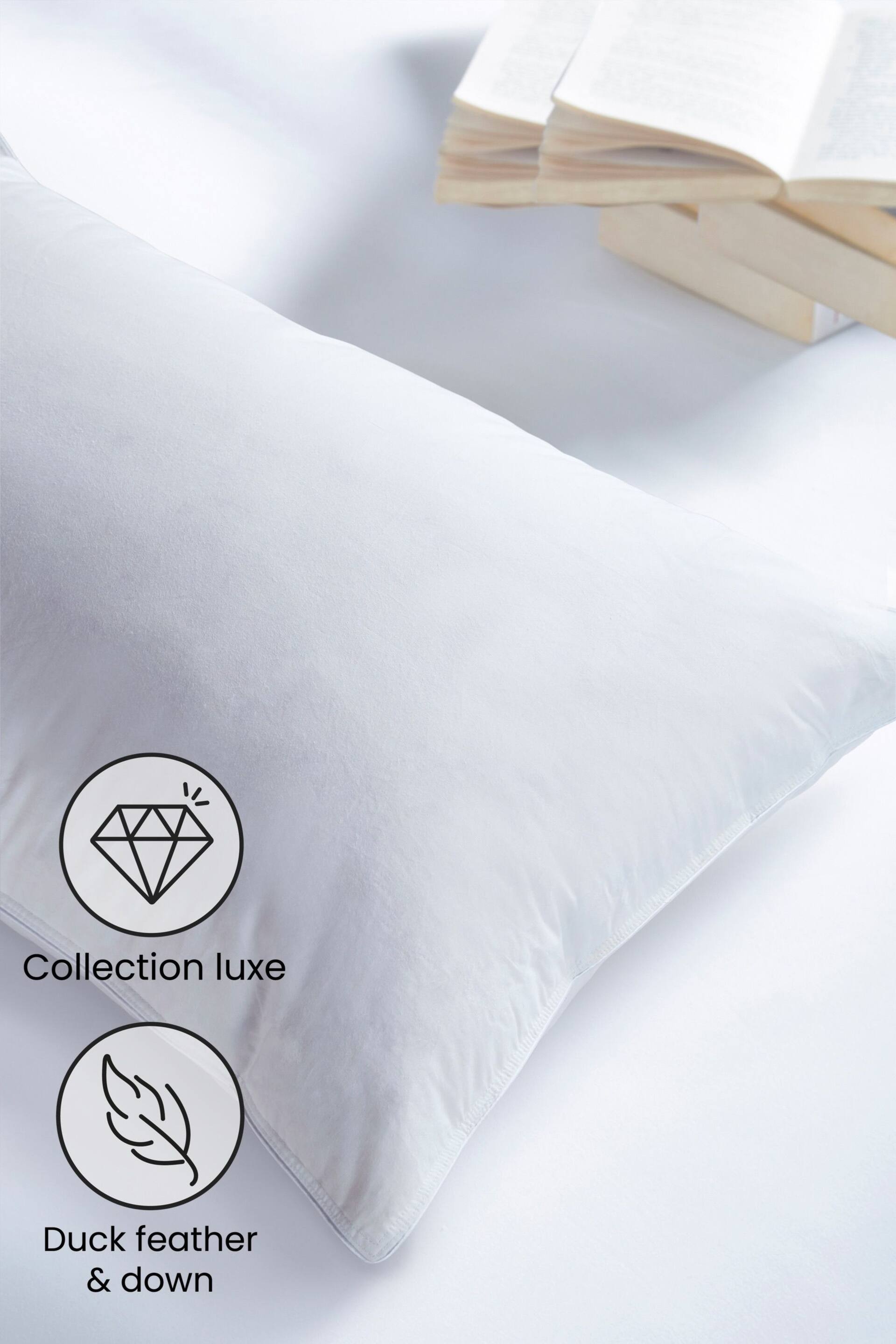 Collection Luxe Duck Down & Feather Support Pillow - Image 2 of 2