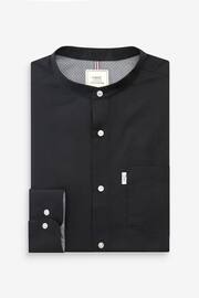 Black Grandad Collar Shirt - Image 5 of 8