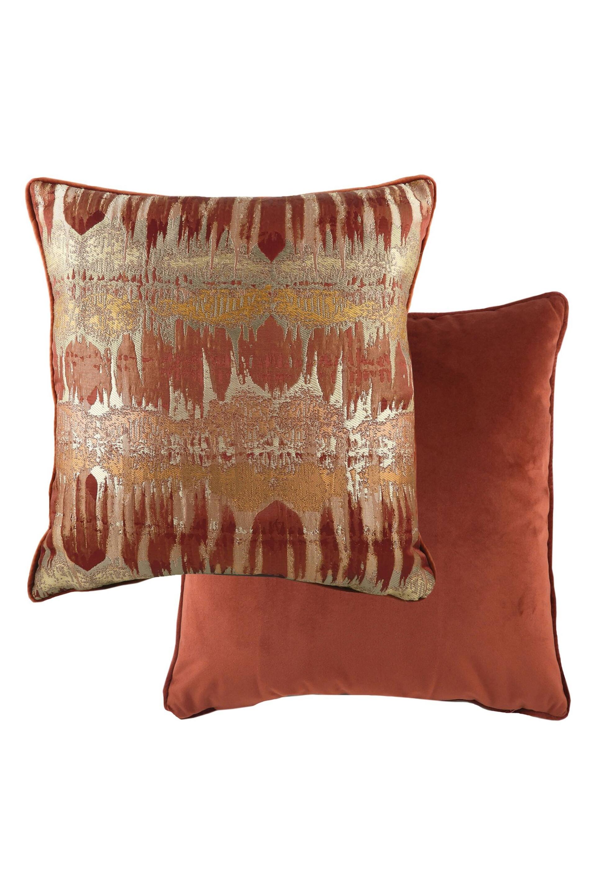 Evans Lichfield Terracotta Inca Cushion - Image 1 of 1