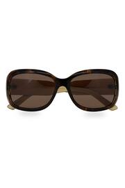 Ted Baker Brown Tortoiseshell Charlotte Sunglasses - Image 2 of 3