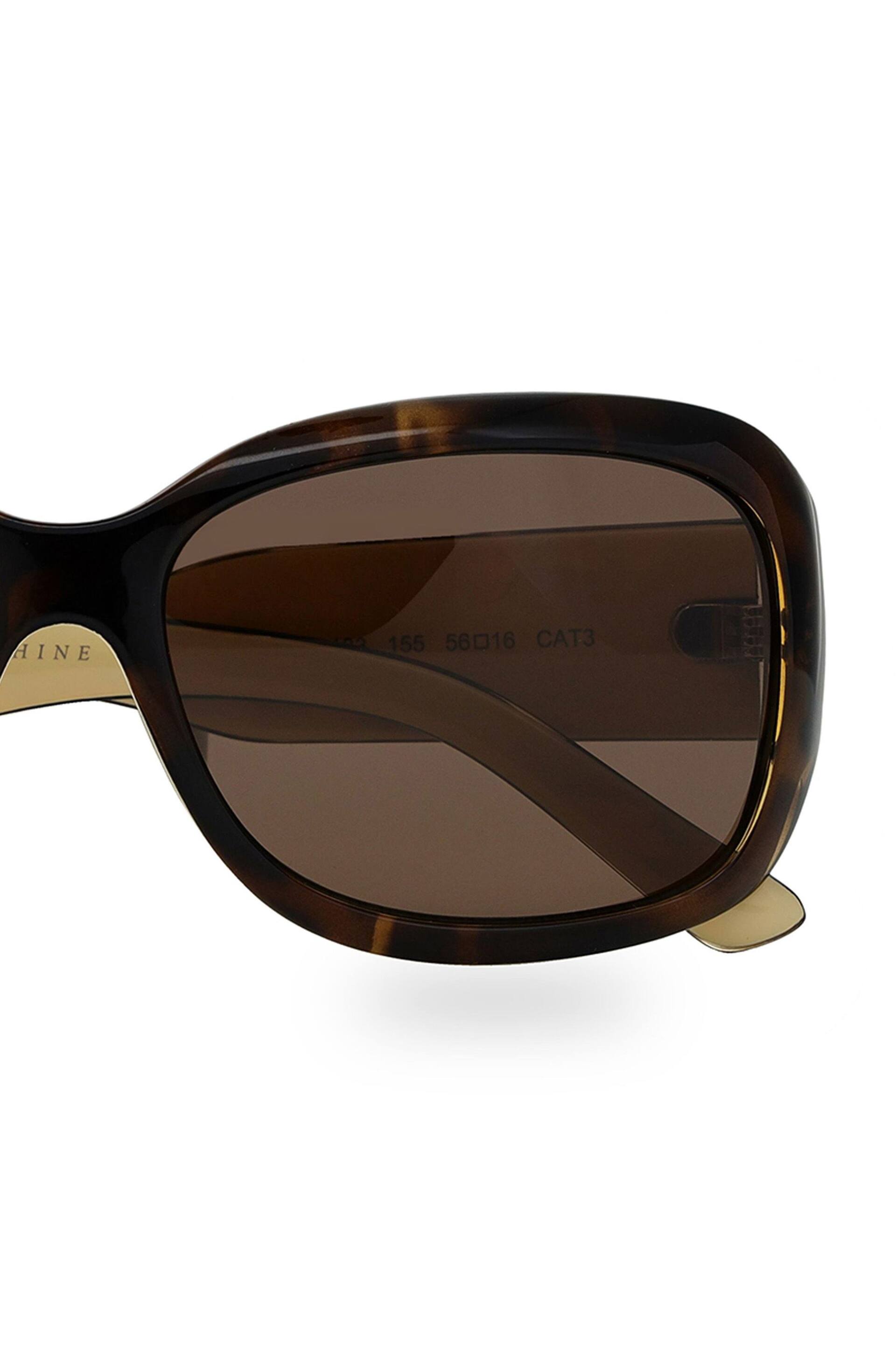 Ted Baker Brown Tortoiseshell Charlotte Sunglasses - Image 3 of 3