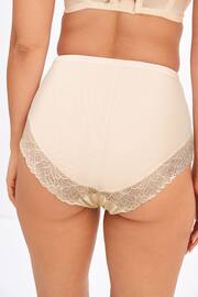 Nude High Waist Brief Firm Tummy Control Shaping Briefs - Image 2 of 4