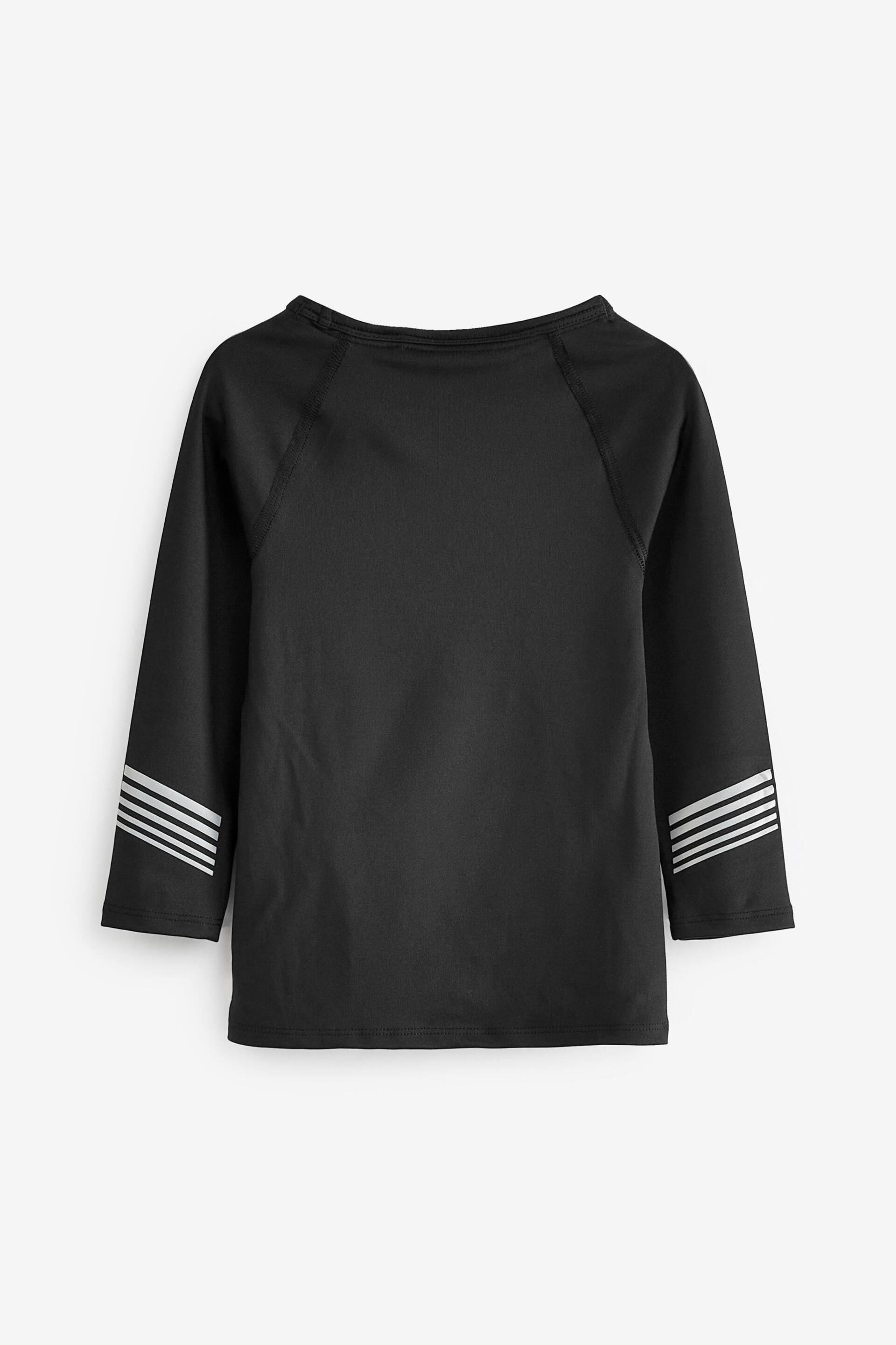 Black Long Sleeve Base Layer (3-16yrs) - Image 2 of 3