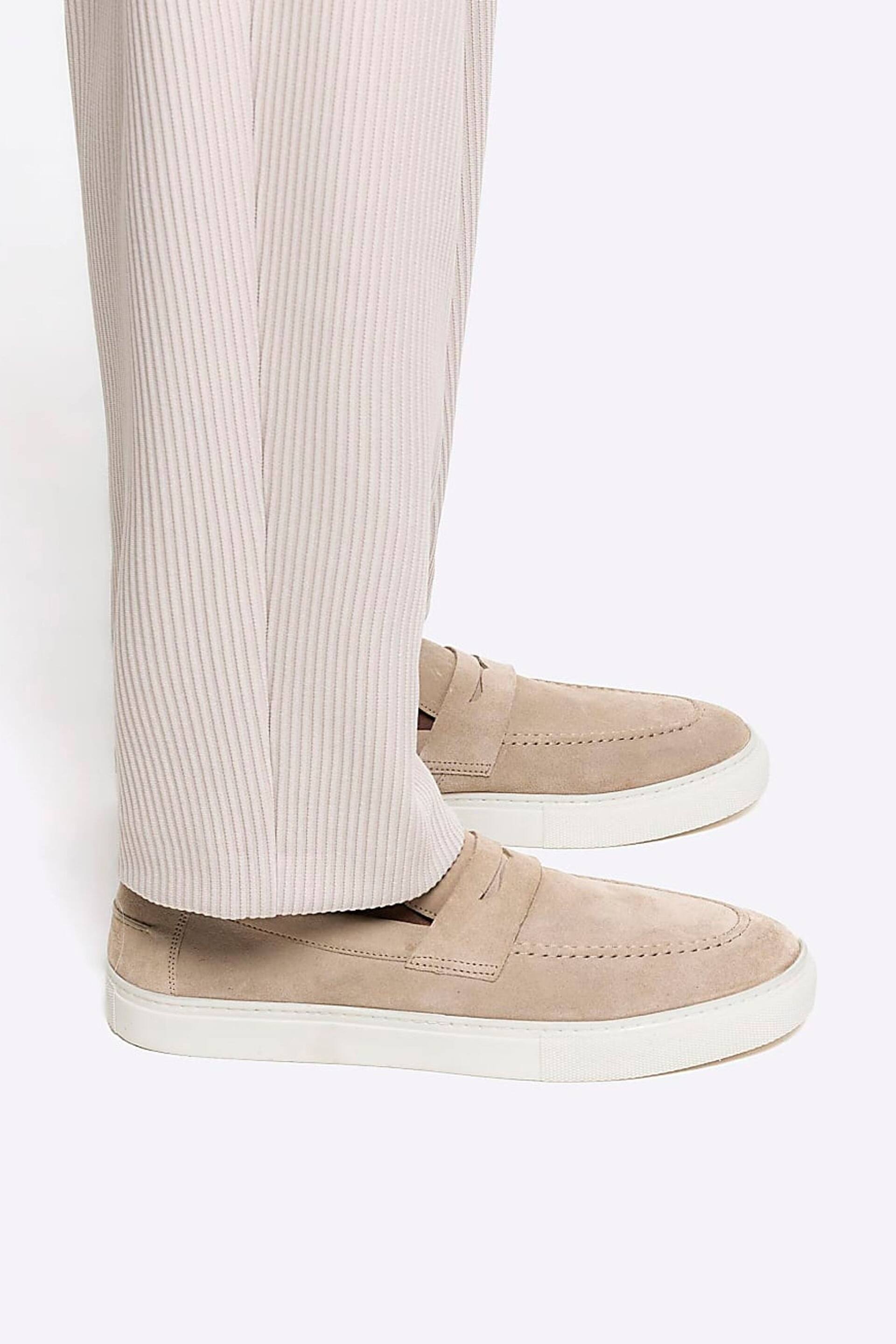 River Island Beige Suede Loafers - Image 2 of 6