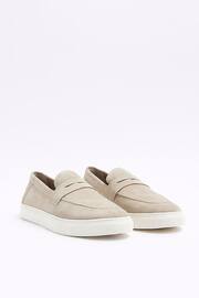 River Island Beige Suede Loafers - Image 4 of 6