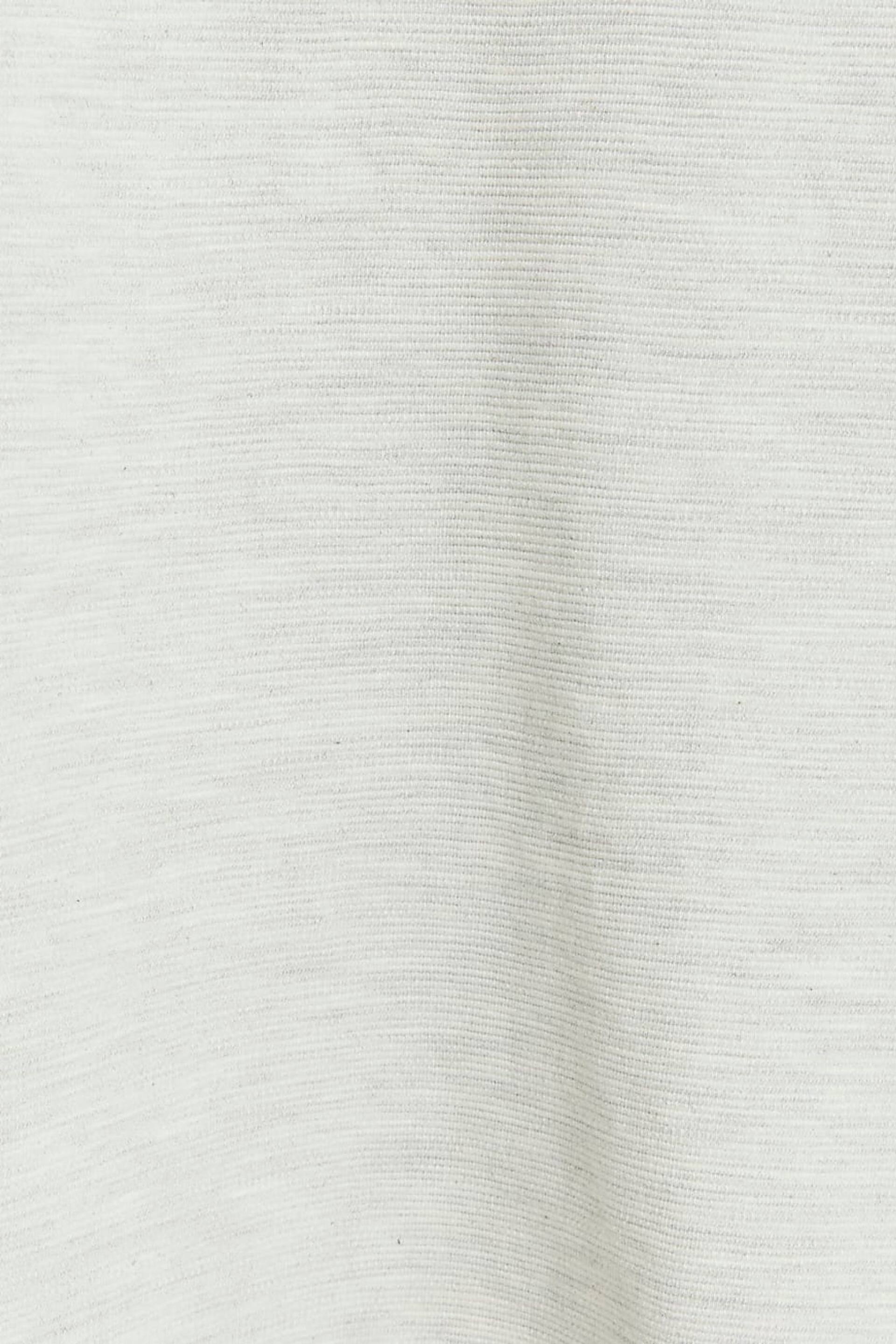 River Island Grey Regular Fit Smart T-Shirt - Image 5 of 5