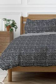Copenhagen Home Black Arri Duvet Cover and Pillowcase Set - Image 2 of 2