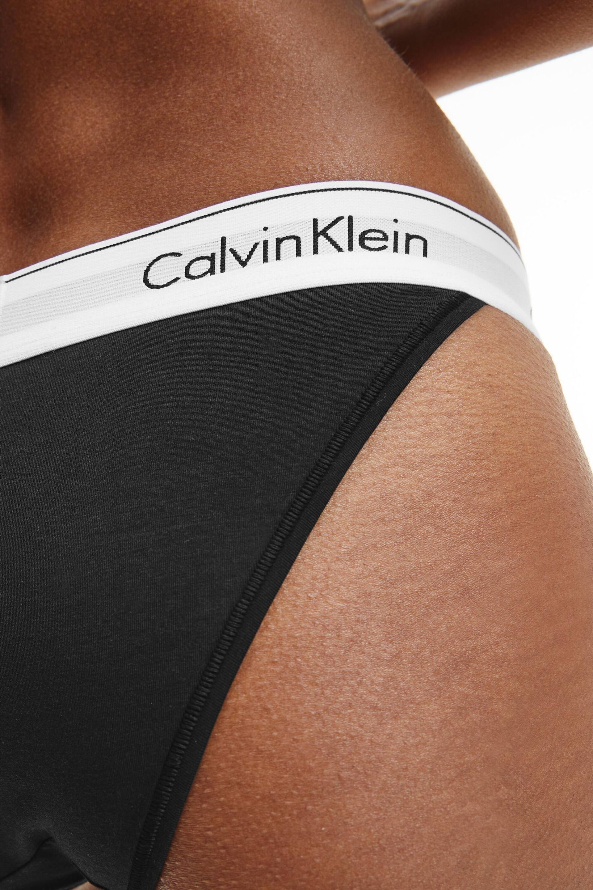 Calvin Klein Black Modern Cotton Bikini Knickers - Image 3 of 5