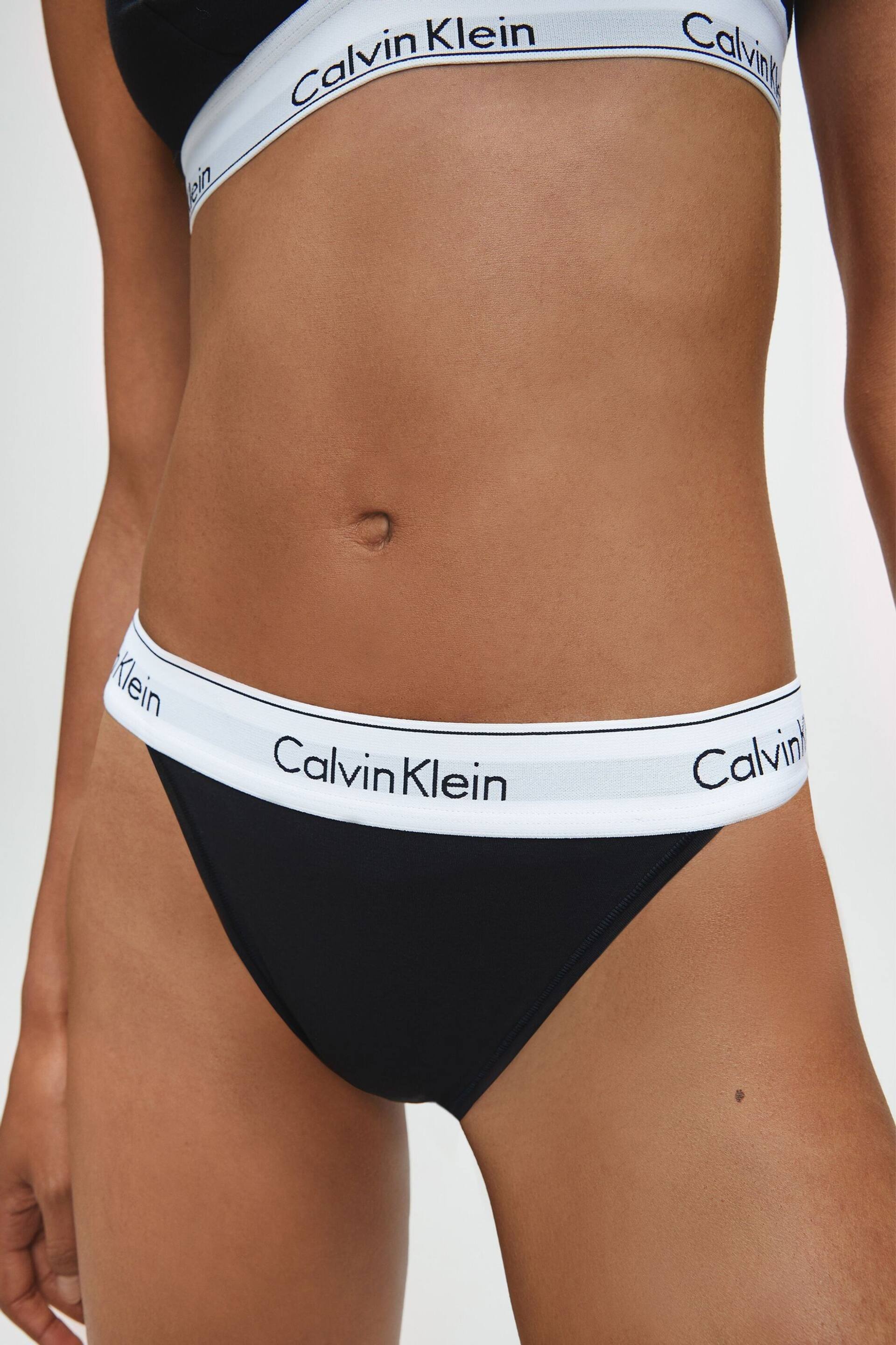 Calvin Klein Black Modern Cotton Bikini Knickers - Image 4 of 5