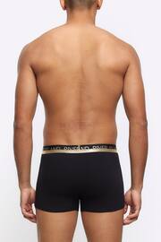 River Island Black Gold Trunks 4 Pack - Image 4 of 4