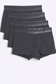 River Island Grey Stretch Cotton Trunks - Image 1 of 4