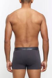 River Island Grey Stretch Cotton Trunks - Image 4 of 4