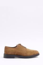 River Island Brown Suede Derby Shoes - Image 2 of 5