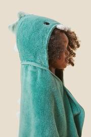 MORI Kids Organic Cotton Dino Hooded Towel - Image 2 of 6