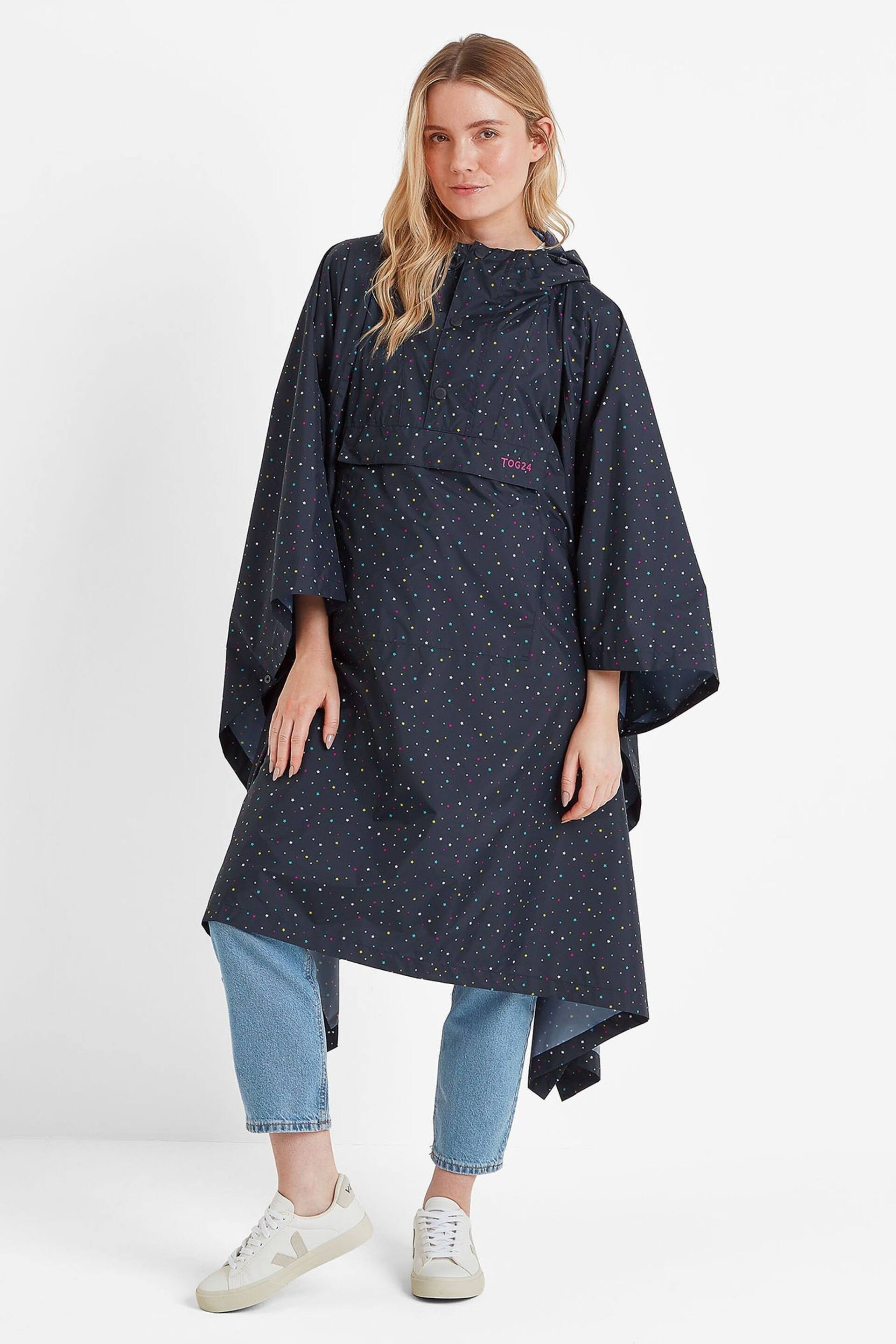 Tog 24 Blue Drench Star Poncho - Image 2 of 7