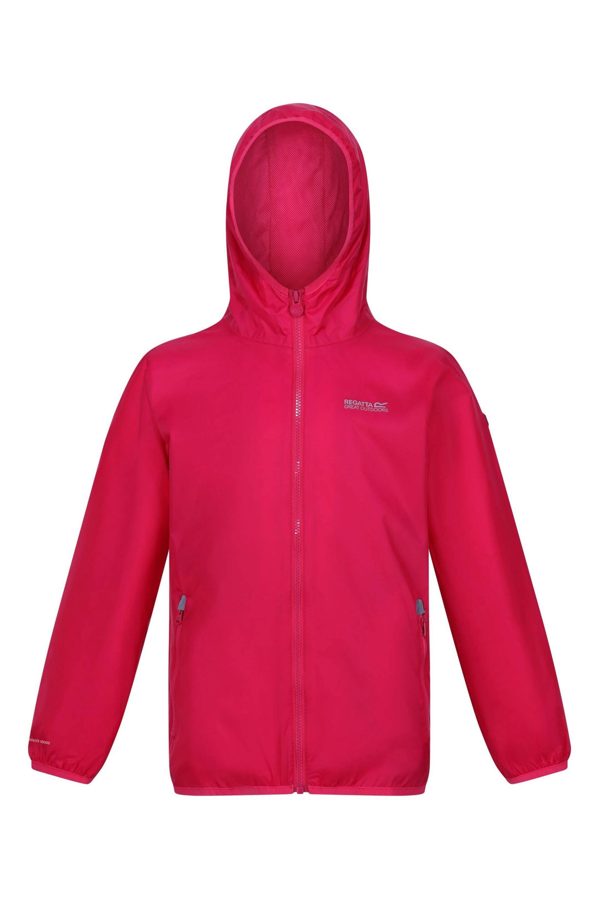 Regatta Pink Lever II Waterproof Jacket - Image 6 of 8