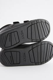 Black Strap Touch Fasten Extra Wide Fit (H) School Trainers - Image 6 of 6