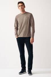Neutral Long Sleeve Stag Marl T-Shirt - Image 2 of 7