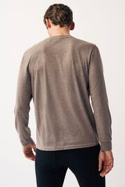 Neutral Long Sleeve Stag Marl T-Shirt - Image 3 of 7