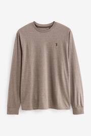 Neutral Long Sleeve Stag Marl T-Shirt - Image 5 of 7