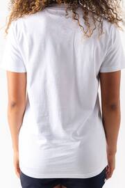 Miss Kick Womens Esme White T-Shirt - Image 2 of 4
