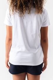 Miss Kick Womens Maya White T-Shirt - Image 2 of 4