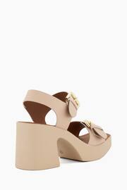 Dune London Pink Jenies Buckle Platform Sandals - Image 5 of 6