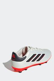 adidas Silver Football Copa Pure II League Firm Ground Kids Boots - Image 4 of 10