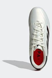 adidas Silver Football Copa Pure II League Firm Ground Kids Boots - Image 7 of 10