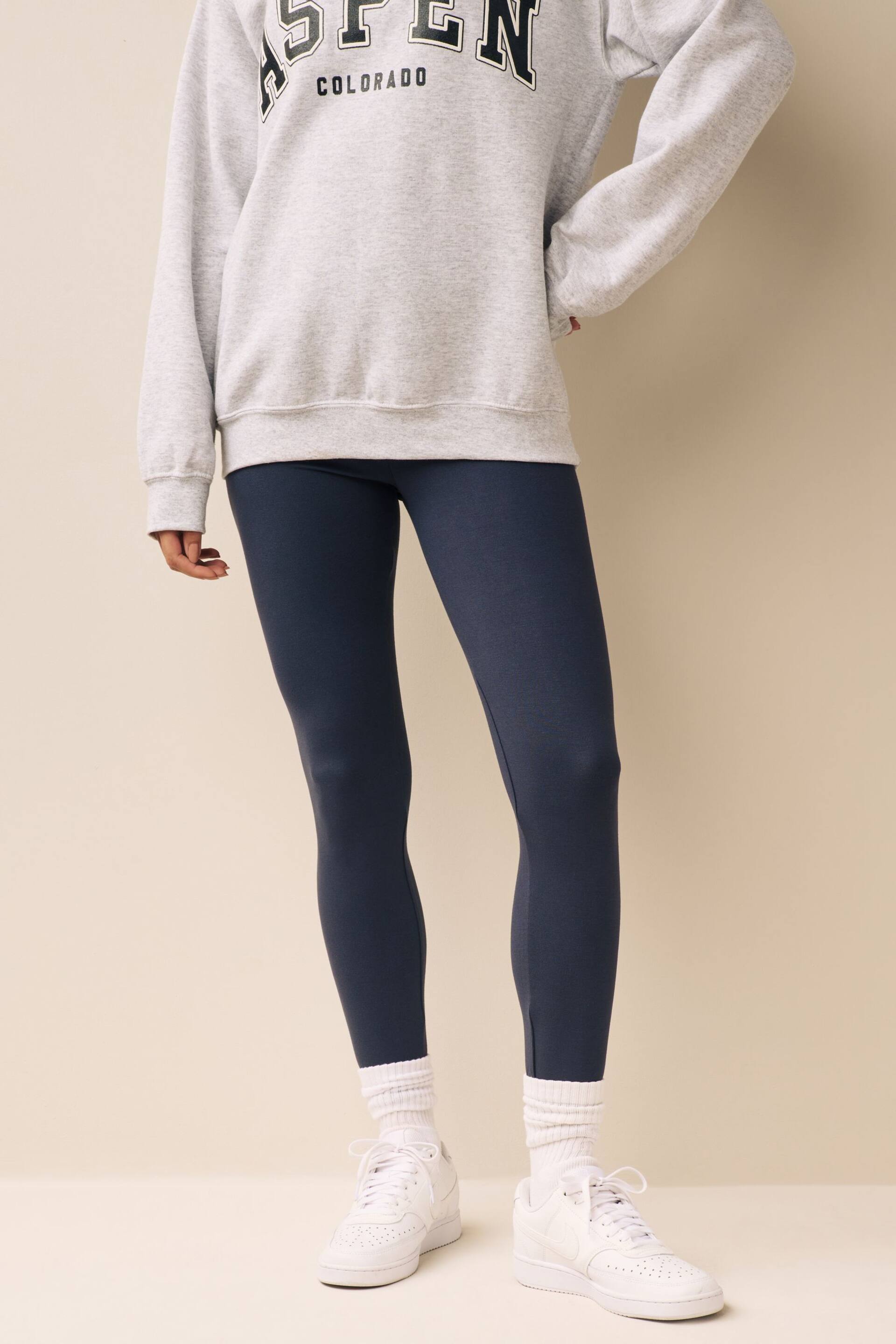 Grey Slate Full Length Leggings - Image 1 of 6