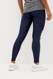 Under Armour Blue No Slip Waistband Full Length Leggings - Image 3 of 6