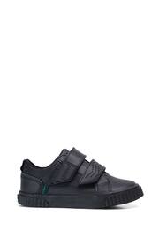 Kickers Infant Tovni Twin Flex Leather Black Trainers - Image 1 of 10