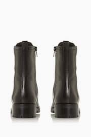Dune London Black Wide Fit Prestone Cleated Hiker Boots - Image 5 of 5