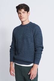 Aubin Tay Fisherman Rib Crew Jumper - Image 1 of 5