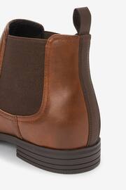 Dark Tan Chelsea Boots - Image 4 of 4