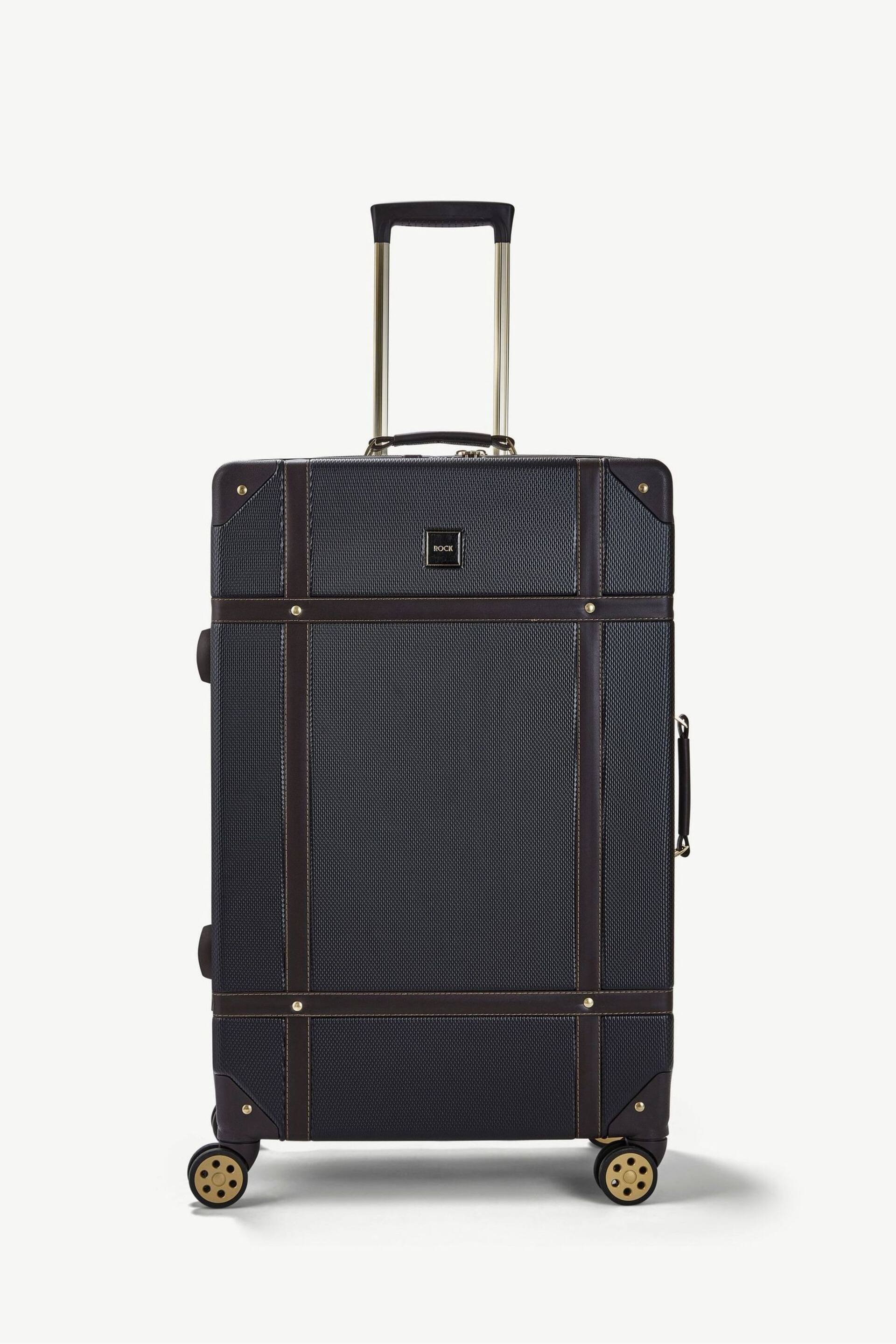 Rock Luggage Large Vintage Suitcase - Image 2 of 7
