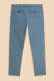 White Stuff Light Blue Sutton Organic Chino Trousers - Image 6 of 7