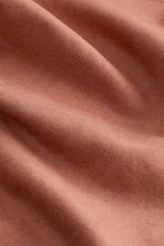 Brown Linen Blend Long Sleeve Shirt - Image 7 of 7