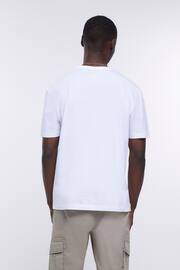 River Island White Regular Fit T-Shirt - Image 2 of 4