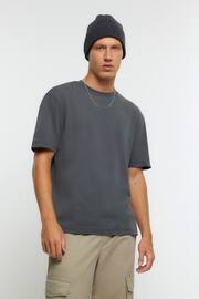 River Island Grey Regular Fit T-Shirt - Image 2 of 4