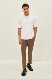 White Relaxed Fit Soft Touch Heavyweight T-Shirt - Image 1 of 7